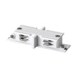Mini rechte I-verbinder wit voor 3-fase rail