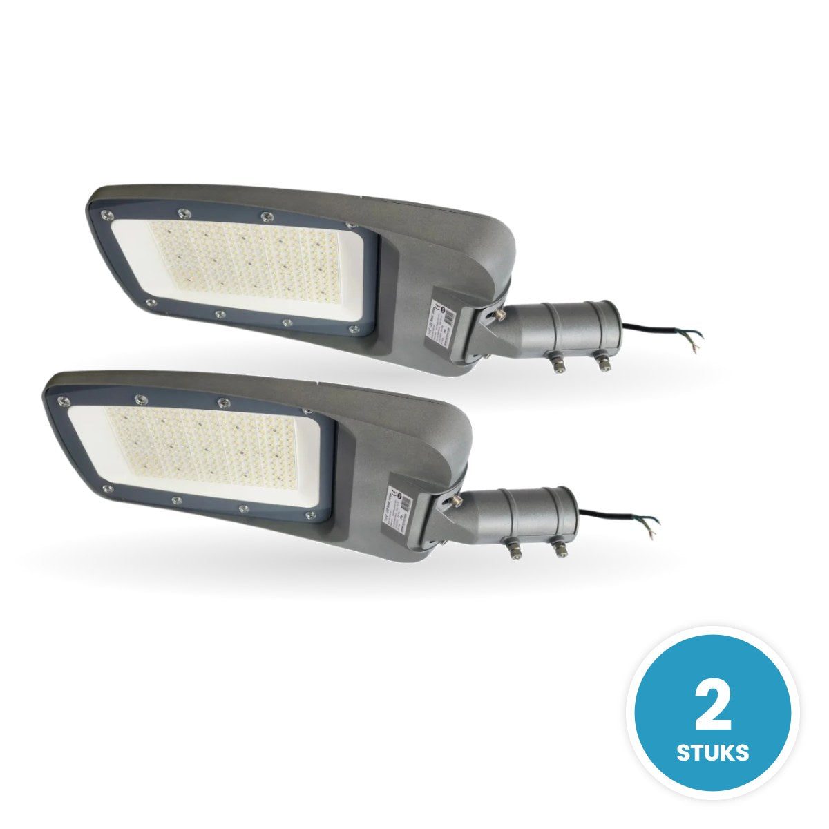 LED Straatverlichting 150W 25500lm, Koelwit 4000K, IP66, 2 stuks, 230V