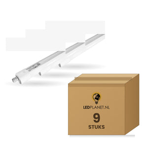 LED Tri-proof Armatuur, IP65, doos 9 stuks, 230V