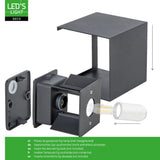 Lumo Cube anthracite - Applique murale sans source lumineuse - 1x G9 non inclus - IP65