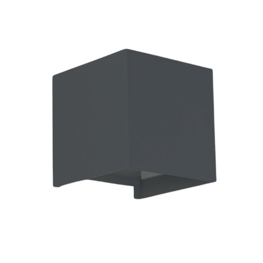 Lumo Cube anthracite - Applique murale sans source lumineuse - 1x G9 non inclus - IP65