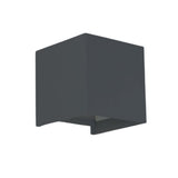 Lumo Cube anthracite - Applique murale sans source lumineuse - 1x G9 non inclus - IP65