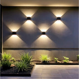 Applique LED Lumo Cube avec douille G9 - étanche IP65 - noire - source lumineuse non incluse