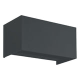 Lumo Recta Antraciet - Wandarmatuur zonder lichtbron - Excl 2xG9 - IP65
