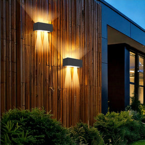 Lumo Recta Antraciet - Wandarmatuur zonder lichtbron - Excl 2xG9 - IP65