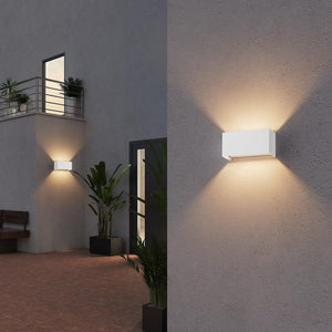 Lumo Recta blanc - Applique murale sans source lumineuse - 2x G9 non inclus - IP65