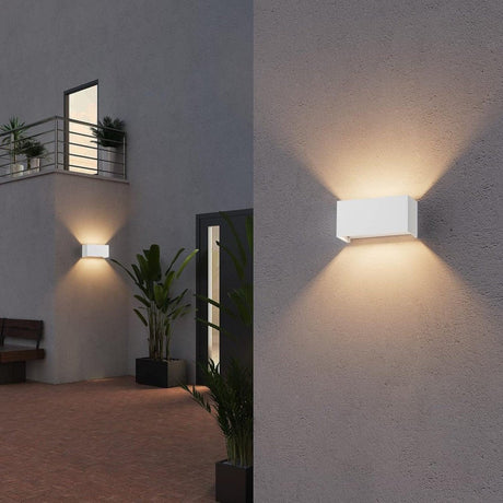 Lumo Recta Wit - Wandarmatuur zonder lichtbron - Excl 2xG9 - IP65