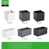 Lumo Recta Wit - Wandarmatuur zonder lichtbron - Excl 2xG9 - IP65