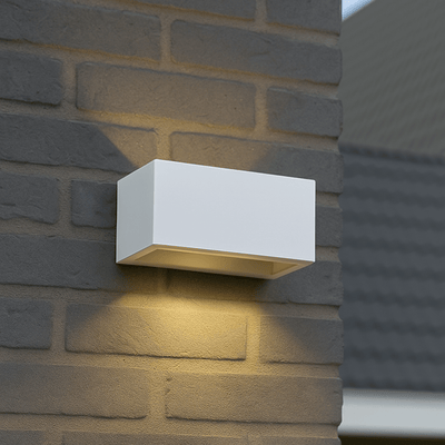 Lumo Recta blanc - Applique murale sans source lumineuse - 2x G9 non inclus - IP65