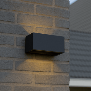 Lumo Recta Zwart - Wandarmatuur zonder lichtbron - Excl 2xG9 - IP65