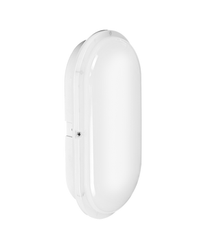 LED Bulkhead Buitenlamp Ovaal - Koelwit 4000K - 15W - 1800 Lumen - IP66 - 230V