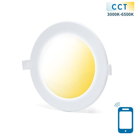 Inbouwspot LED wifi verstelbaar 12W 800lm 3000-6500K IP20 Aigostar