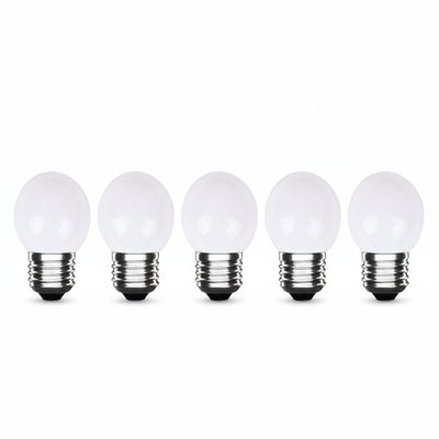 Ampoules LED E27 800 lm 3000 K IP20 pack de 5