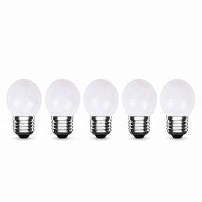LED Kogellamp E27 Wit, 300 lumen, 3W, IP20, G45, 230V, 5 stuks