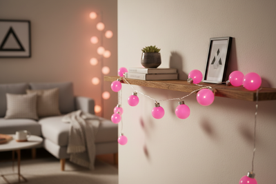 Lot de 12 ampoules LED roses 300 lumens 2000 K IP20 pour un éclairage chaleureux dans les salons