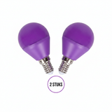 LED kogellampen 2 stuks paarse kleur 400lm 220V Aigostar