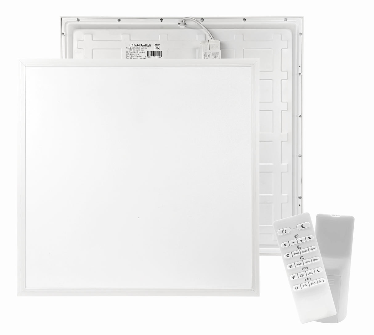 LED paneel 60x60cm 4000lm 4000K IP20 met afstandsbediening