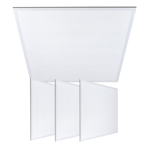 Panneau LED 60 x 60 cm, 4 000 lm, 4 000 K, IP20, lot de 4, avec un éclairage LED lumineux et efficace
