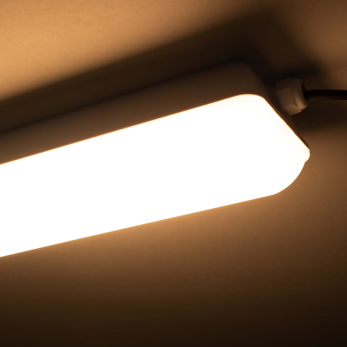 LED Vochtbestendig armatuur met strip - 1000 lumen - 11W - Warmwit 3000K/Koelwit 4000K/Daglichtwit 6500K - IP65 - IK09