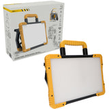 Hybride LED Bouwlamp - 5500 Lumen - 18V Accu + 230V - Dimbaar - IP54 IK08 - Inclusief Adapters - 47W