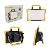 Hybride LED Bouwlamp - 5500 Lumen - 18V Accu + 230V - Dimbaar - IP54 IK08 - Inclusief Adapters - 47W