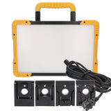 Hybride LED Bouwlamp - 5500 Lumen - 18V Accu + 230V - Dimbaar - IP54 IK08 - Inclusief Adapters - 47W