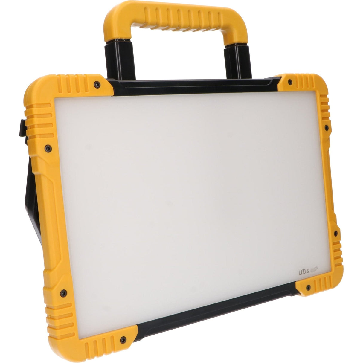 Hybride LED Bouwlamp - 5500 Lumen - 18V Accu + 230V - Dimbaar - IP54 IK08 - Inclusief Adapters - 47W