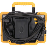 Hybride LED Bouwlamp - 5500 Lumen - 18V Accu + 230V - Dimbaar - IP54 IK08 - Inclusief Adapters - 47W