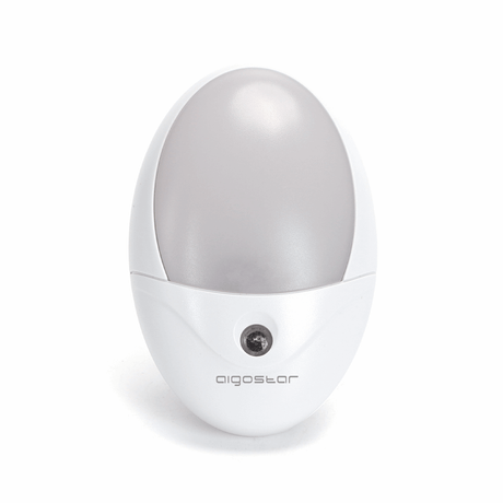 Nachtlampje ovaal warmwit met dagnachtsensor | 3000K - 1 Watt - 20 Lumen - 230V - LEDPLANET.NL