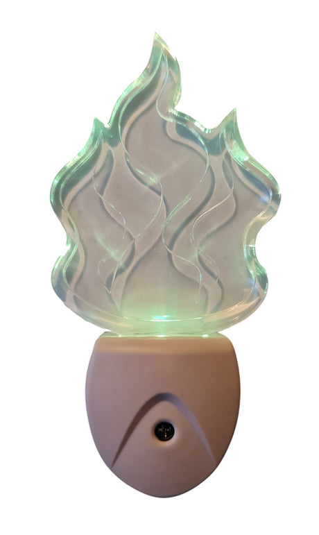 Veilleuse à flamme RGB | capteur jour/nuit | lumière à 7 couleurs 0,5 W - LEDPLANET.NL