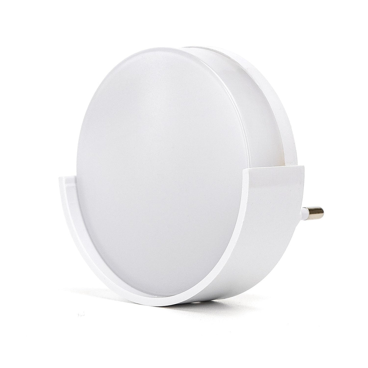 Nachtlampje rond daglichtwit | dagnachtsensor | 6500K - 1 Watt - 40 Lumen - LEDPLANET.NL