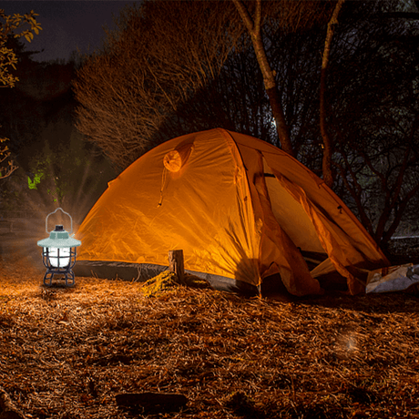 Oplaadbare campinglamp & noodlamp, LED tentlamp met USB-C, dimbaar