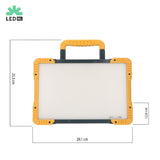 Accu Werklamp 1500 lumen - Hybride Oplaadbaar - Koelwit 5000K - Dimbaar - IP54 - USB