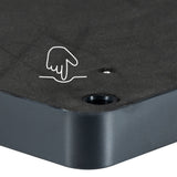 Oplaadstation voor 6 oplaadbare LED tafellampen - Docking met voeding - Zwart