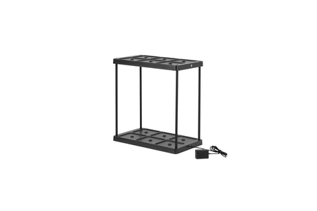 Station de recharge pour 6 lampes de table LED rechargeables - Dock avec alimentation - Noir