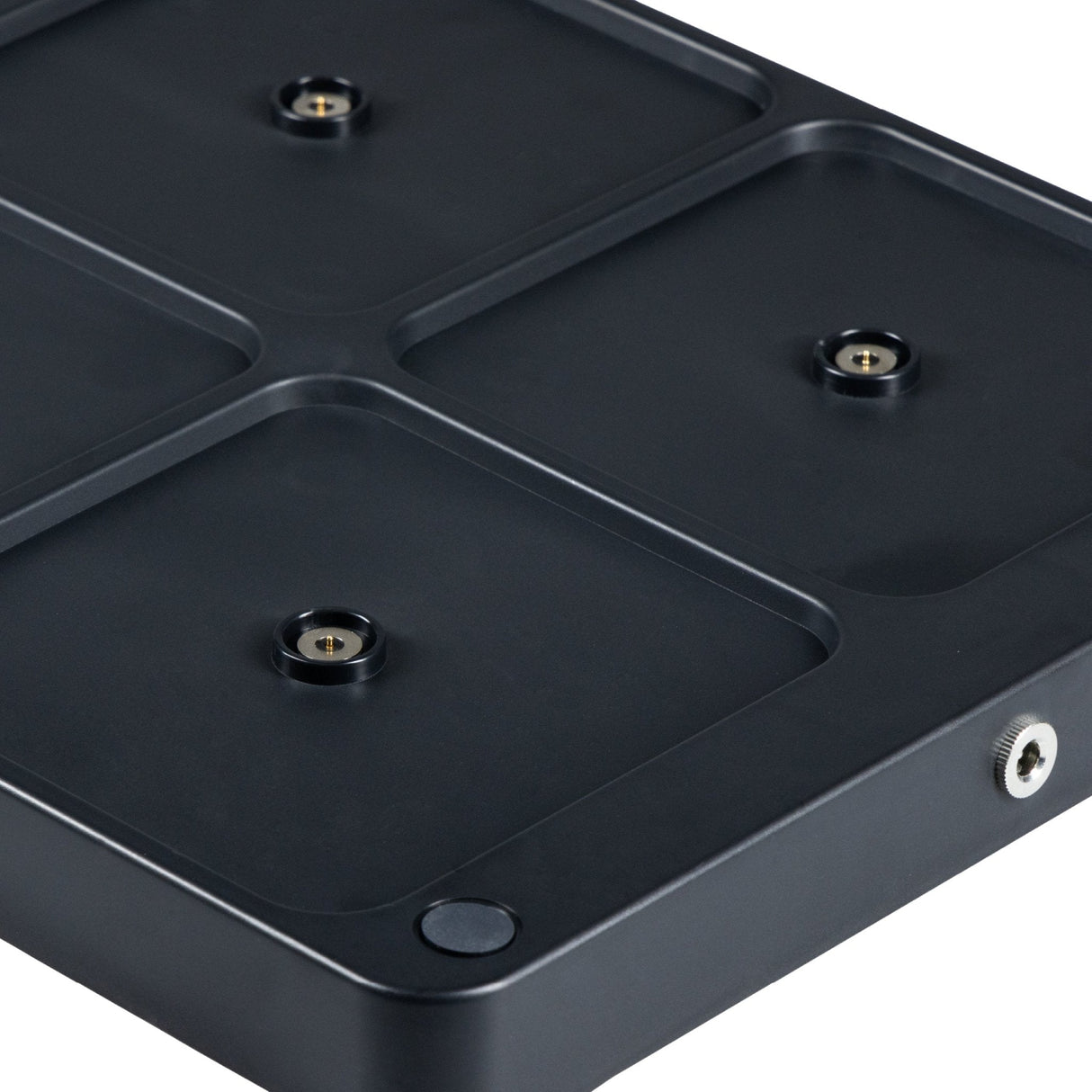 Oplaadstation voor 6 oplaadbare LED tafellampen - Docking met voeding - Zwart