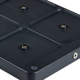 Oplaadstation voor 6 oplaadbare LED tafellampen - Docking met voeding - Zwart