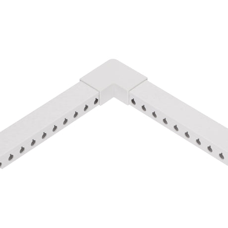 OrgaNice Kabelgoten Set - Zelfklevende organiser voor Bureau & TV - Wit