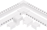 OrgaNice Kabelgoten Set - Zelfklevende organiser voor Bureau & TV - Wit