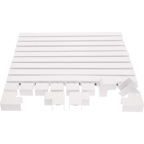 OrgaNice Kabelgoten Set - Zelfklevende organiser voor Bureau & TV - Wit