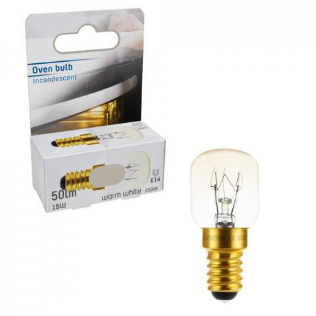 Ovenlamp T22 met E14 fitting - Bestendig tot 300° - 15W