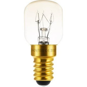 Ampoule de four T22 avec douille E14 - Résiste jusqu’à 300° - 15W