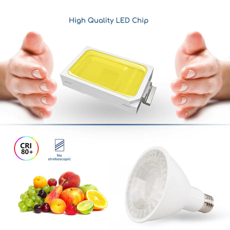Spot PAR30 - E27 - blanc lumière du jour 6500K | LED 12W=90W lumière halogène - 230V - LEDPLANET.NL