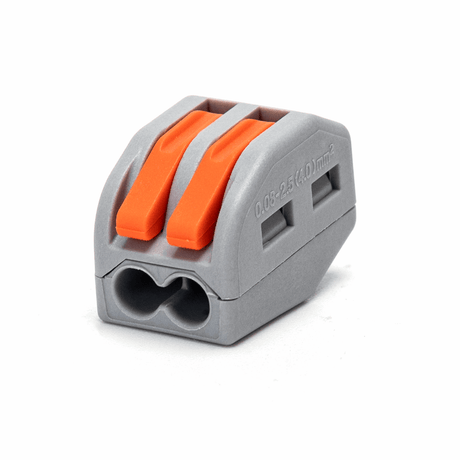 PCT lasklem set 5 stuks - 2 - voudige verbindingsklem 0.08 - 4mm² | IP20 hersluitbaar - LEDPLANET.NL