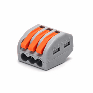 Kit de bornes de raccordement PCT, 5 pièces - borne de raccordement triple 0.08-4mm² | IP20 refermable