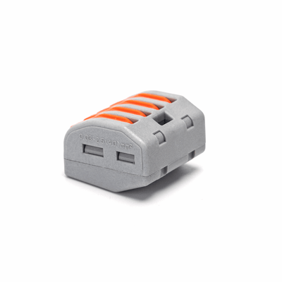 Kit de bornes de raccordement PCT, 5 pièces – borne de raccordement quadruple 0,08–4 mm² | IP20 réutilisable – LEDPLANET.NL