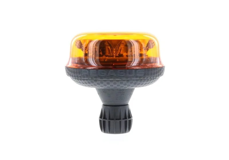 Strakkebus LED zwaailamp amber 12v 24v met heldere lamp en stevige basis voor voertuigen