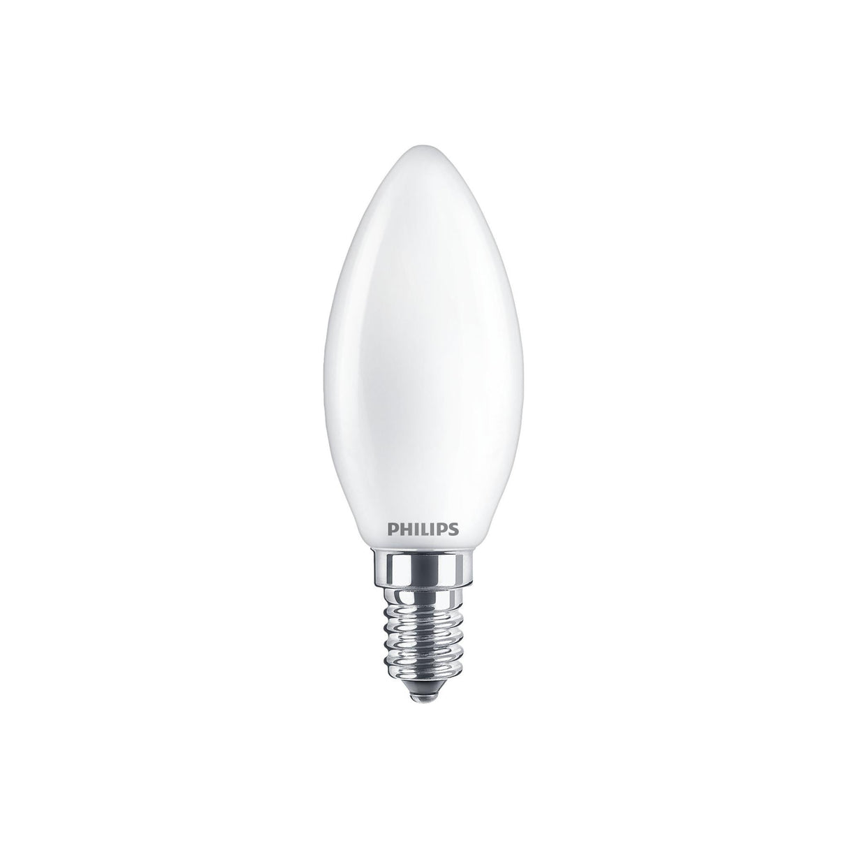 LED Kaarslamp E14 - 2.2W - 4000K - Filament Mat Glas - Philips