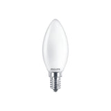 LED Kaarslamp E14 - 2.2W - 4000K - Filament Mat Glas - Philips
