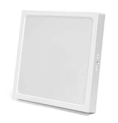 Plafondlamp, downlight, opbouwspot vierkant 29cm, LED 24W~2500Lm=152W traditionele verlichting, warmwit 3000K 230V